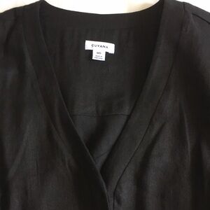 NWOT Cuyana Black Linen-blend Shirtdress, Size Medium